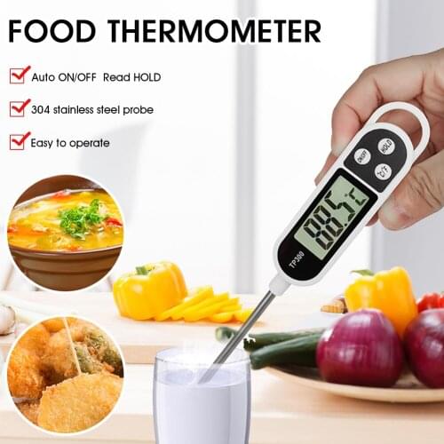 Kitchen Digital BBQ Food Thermometer Meat Cake Candy Fry Grill Dinning Household Cooking Thermometer Gauge Oven Thermometer Tool