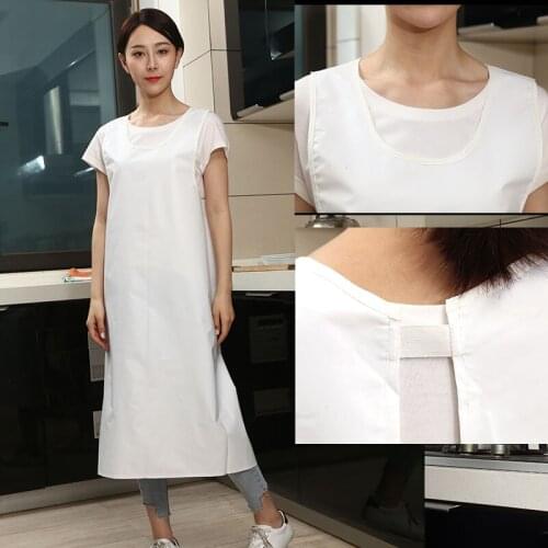 Home Kitchen Apron Waterproof Oil-proof Waistband Men And Women Vest-style Pet Shop Food Factory Sleeveless Lengthen Apron