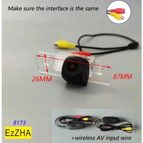 Fisheye Dynamic Trajectory Car Rear View Reverse backup Camera rearview parking For SKODA ROOMSTER /For OCTAVIA TOUR /for FABIA