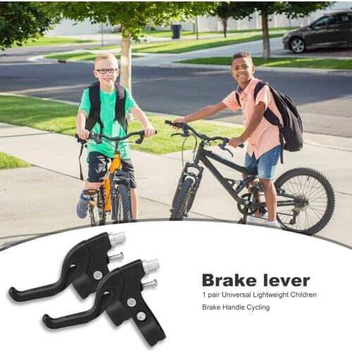 Small Kids Bike Brake Levers Brake Handles Portable Children Bicycle Waterproof Cycling Elements for 7/8 Handlebar
