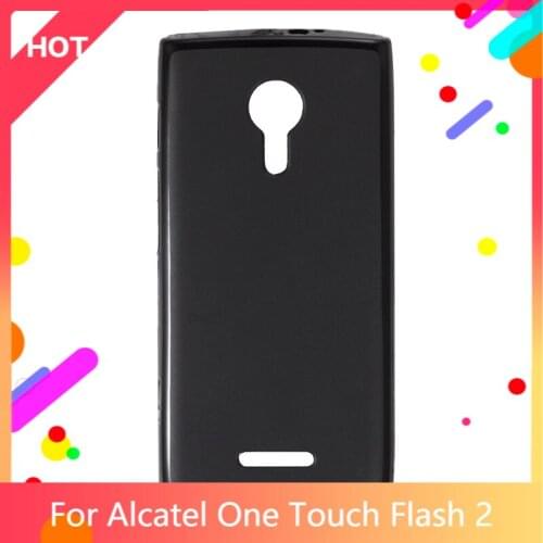 One Touch Flash 2 Case Matte Soft Silicone TPU Back Cover For Alcatel One Touch Flash 2 Phone Case Slim shockproof