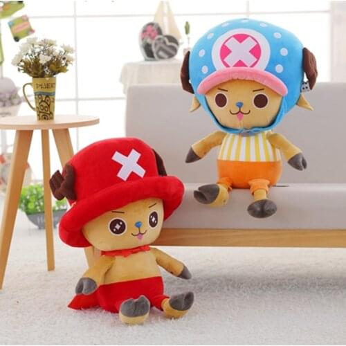 Anime ONE PIECE Chopper Plush Toy Soft Stuffed High Quality Game Cute Kawaii Lovely chopper toy Gift