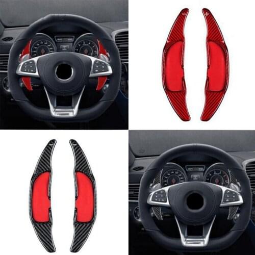 Real Carbon steering wheel Shifter Paddles for Mercedes Benz AMG C63 W205 E63 W213 C43 A45 G63 S63 GLA45 GLS63 Forged carbon