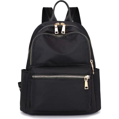 Backpack womens Korean version Oxford cloth small backpack ladies all-match fashion large-capacity canvas school bag