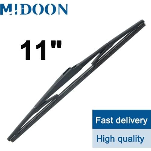 MIDOON Wiper 11" Rear Wiper Blade For Hyundai Solaris Hatchback 2011 2012 2013 2014 2015 2016 2017 Windshield Windscreen