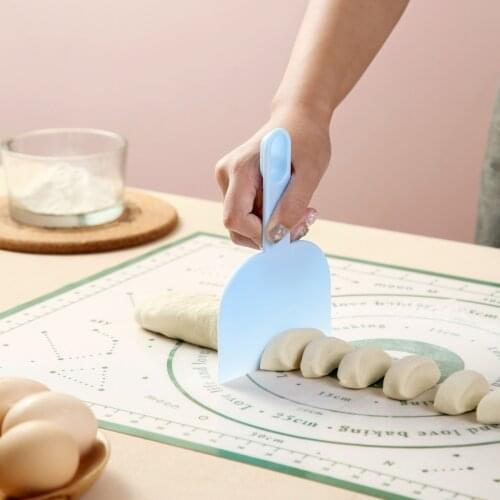 Silicone kneading mat, starry sky with scale, thickened food-grade chopping board, baking household and noodle rolling mat
