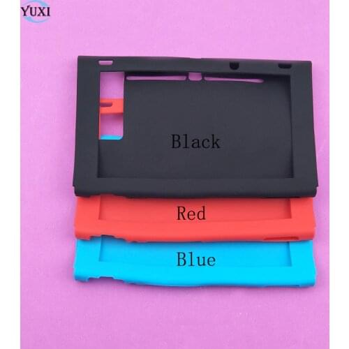 YuXi Silicone Rubber Soft Host Display Screen Protective Skin Cover Case For Nintend Switch NS Console protector Shell Parts
