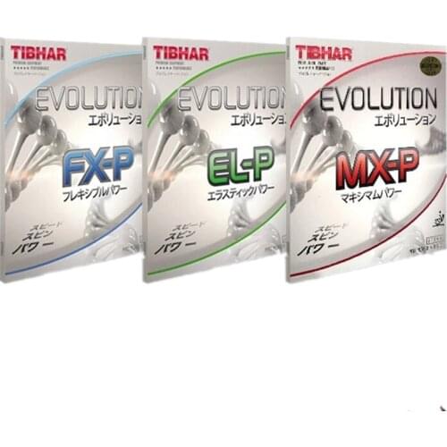TIBHAR EVOLUTION ELP MXP FXP Table Tennis (PingPong) Rubber Pips-in Ping Pong Sponge