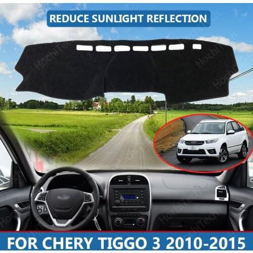 Car Inner Dashboard Cover Capet Cape for Chery Tiggo 3 2010-2015 Dashmat Sunshade Pad Cover Dash Mat