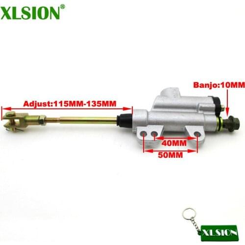 XLSION Rear Brake Master Cylinder Pump For CRF50 KLX TTR 110cc 125cc 140cc Pit Bike Dirt Bike