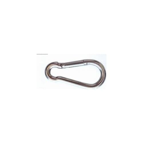 4-45pcs, M4---M9 304 stainless steel snap hook connecting link button safety hook mountaineering buckle chain connector hasp
