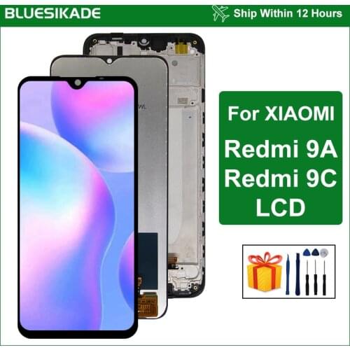 6.53" For Xiaomi Redmi 9A LCD Display Touch Screen For Xiaomi Redmi 9C LCD M2006C3LG M2006C3LI M2006C3LC Replacement Parts