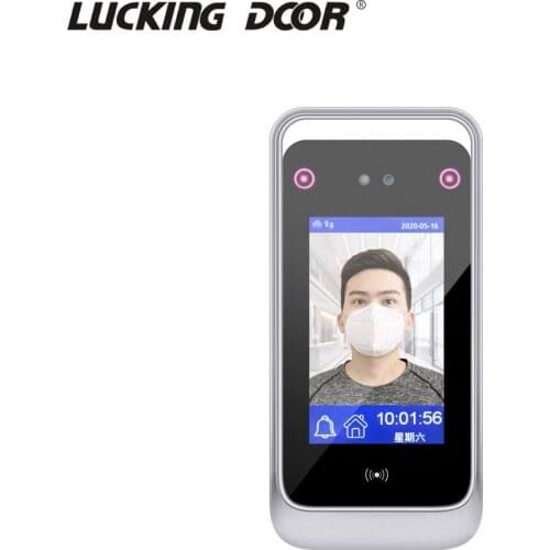 1.0MP HD Camera 2000 User 4.3 Inch Touch Screen TCP/IP Dynamic Face Recognition Access Control Time Attendance Time Clock