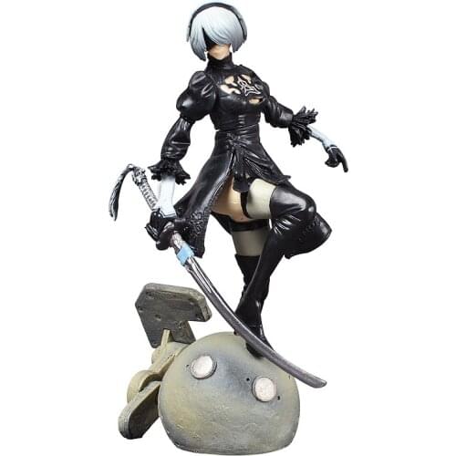 14cm NieR Automata 2B YoRHa No. 2 Type B PVC Figure Collectible Model Toy t30