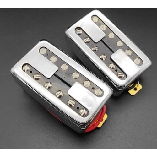 2pcs/set Humbucker 6 Strings Electric Guitar Pickup H Type 50mm 52mm Neck Bridge Pickup for LP Style Electric Guitar