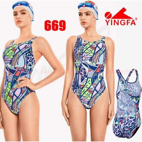 2020-2021 NEW ARRIVAL YINGFA 669 WOMENS GIRLSS COMPETITION TRAINING RACING PROFESSIONAL SWIMWEARS SWIMSUITS ALL SIZE NEW