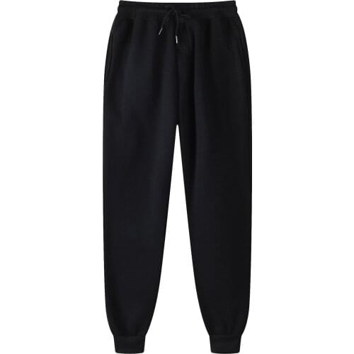 2021 Casual Solid Pantalones Hombre Sports Cotton Gray Men Joggers Loose Sweatpants Plus Size Black Trousers pantalon Streetwear