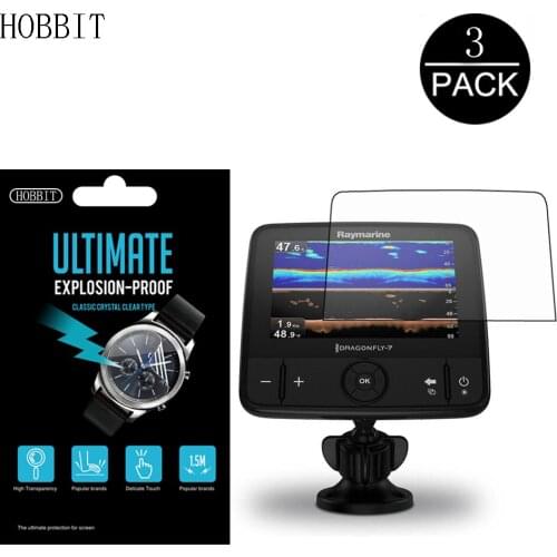 3Pcs Nano Anti-shock Film For Raymarine Dragonfly 7 GPS/4 GPS Screen Protector Anti-Scratch Water-proof HD PET Film Not Glass