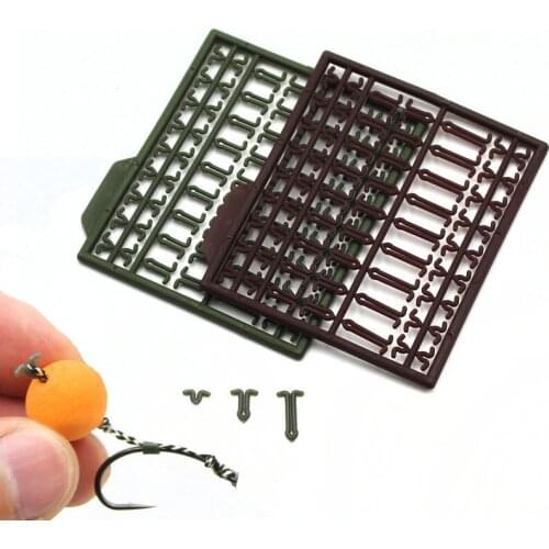 5 Cards Micro Carp Bait Stops Pop Up Boilies Insert Stoppers Dumbell Shape Carp Bait Holder for Carp Chod Rig Accessories Tackl