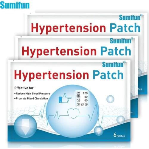 6/30pcs Hypertension Patch Hypertension Care Products Medicine Patch Herbal Blood Pressure Care Herbal Hypertension Patch K05601