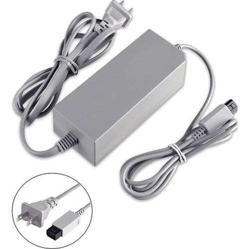 US Plug AC Power Adaptor For Wii for Nintendo Wii Gamepad Controller joypad