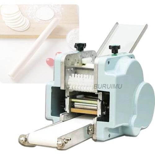 110v/220v Stainless Steel Automatic Dumpling Gyoza Skin Machine Roti Chapati Wrapper Making Machine