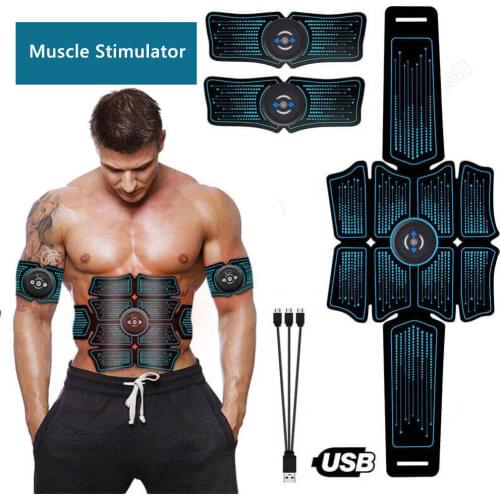 Abdominal Muscle Stimulator EMS Abs Electrostimulation Home Gym Trainer Muscles Toner Exercise Fitness Equipment Dropshipping