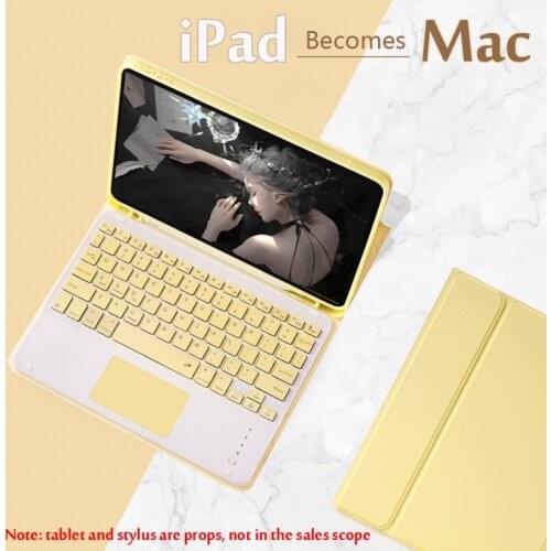 Case for iPad 10.2 Keyboard Case for Apple iPad 7 7th Generation A2197 A2198 Cover with Pencil Holder Touchpad Keyboard Mouse