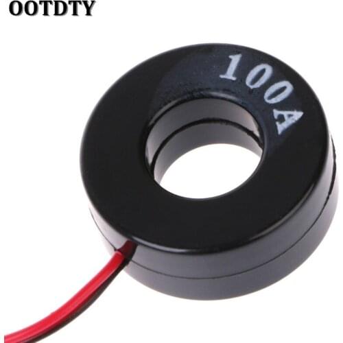 220V AC 22mm Digital Display Ampermeter Monitor Current Indicator Signal Light Ammeter Tester Measuring 0-100A Ampere Meter63HF