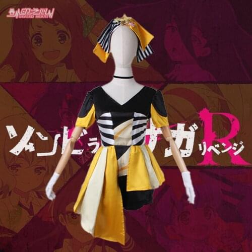 Anime! ZOMBIE LAND SAGA Revenge Konno Junko Elegant Uniform Cosplay Costume Halloween Carnival Party Role Play Suit Women NEW