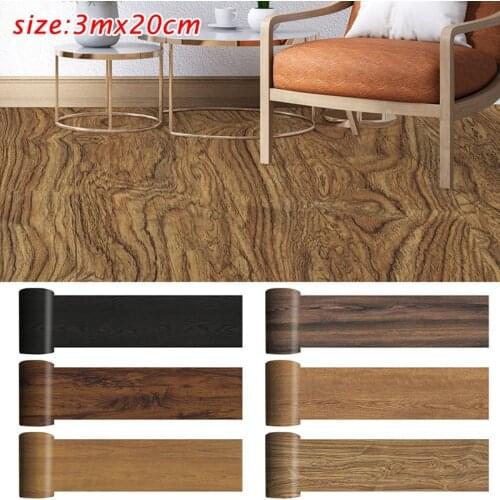 High Quality Wood Self-adhesive Floor Sticker Living Room Bedroom Office Renovation Wallpaper Non-slip Home Decoration
