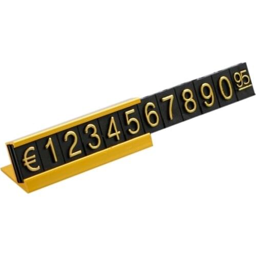 Price Cube Numberal Stand Retailing Store Coat Cube Price Tag Magnetic Sign Bar Shop Clothing China Currency Symbol