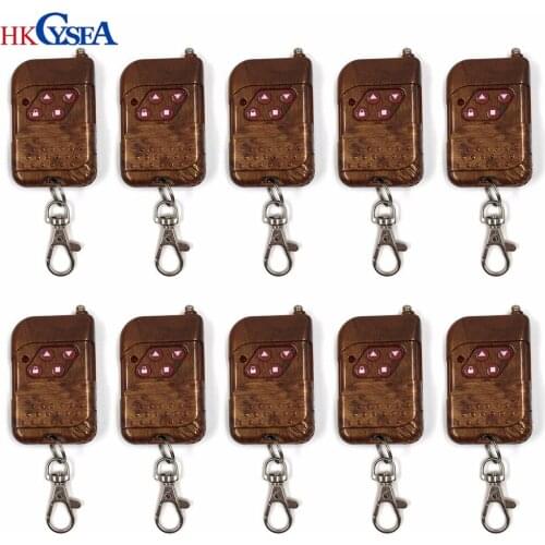 HKCYSEA 10pcs/lot,Wholesale New Fixed Code Wireless Auto Remote Control Duplicator Face to Face Copy 290-450MHZ(Self-copy)
