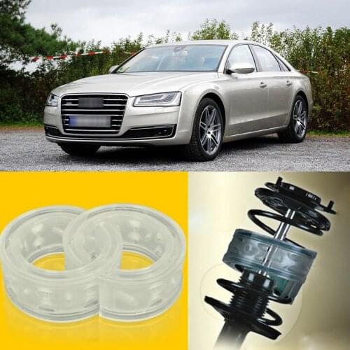 2pcs Power Front /Rear Shock Suspension Cushion Buffer Spring Bumper For Audi A8