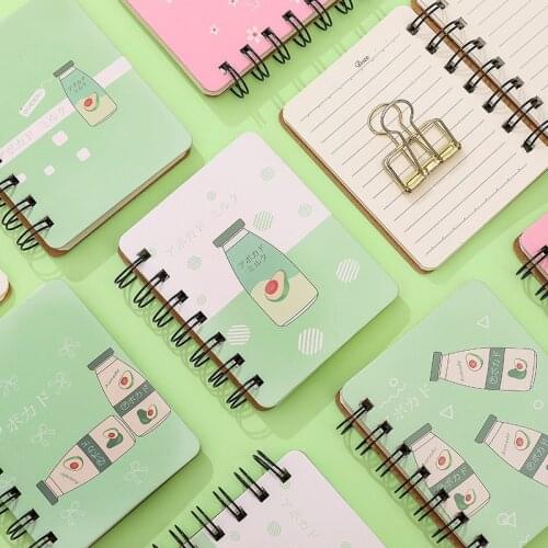 Cartoon Coil Portable Notebook Pockets This Korean Mini Notebook Portable Coil Pocket Notebook