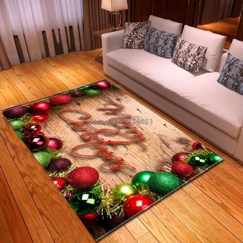 Christmas pattern Carpet for Living Room 3D Children Rug Kids Room Decoration Carpet Home Hallway Floor Bedroom Bedside Mat