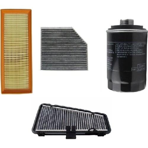 Cabin Filter Air Filter Oil Filter 4 Pcs For Audi A4 B8 2007-/ A5 8T 8F 2009-/Audi Q5 8R 2008-2019 Model 4Pcs Filter Set