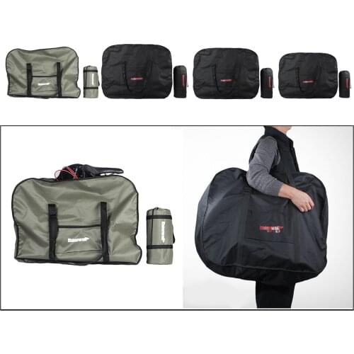 Folding Bike Carry Bag Foldable Bicycle Scooter Skateboard Carrier Carry Case Travel Transport Bag Pouch for 14/16/20' Bicycle