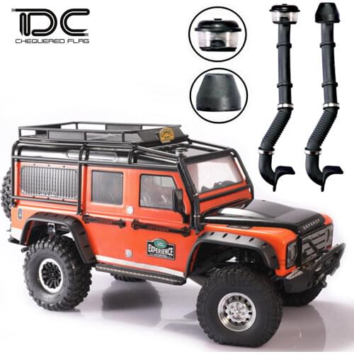 DJ TRAXXAS TRX4 Interchangeable Head Wading Throat High Air Inlet Dust Collector TRAXXAS Defender Upgrade Accessories rc carros