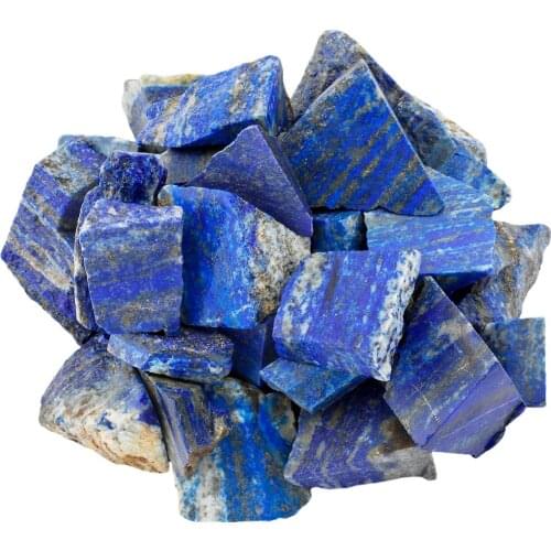 TUMBEELLUWA 1lb (460g) Natural Lapis Lazuli Raw Rough Stone for Cabbing,Tumbling,Cutting,Lapidary,Polishing,Reiki Healing