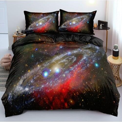 Gorgeous Starry Bed Linens Duvet Cover Sets Quilt/Comforter case Pillow Covers Bedding Set King Queen Full Twin Home Textile