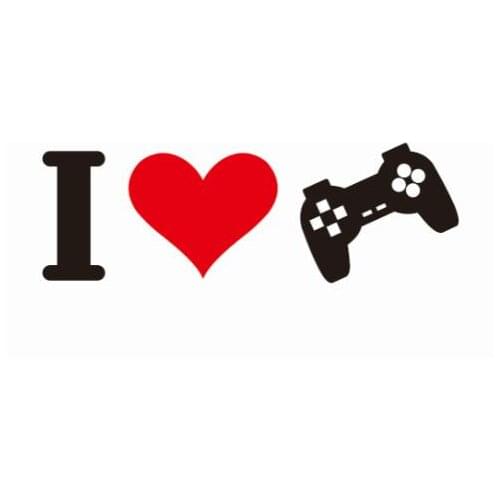 I love Game controller icon 3x5ft flags with any color your text banner