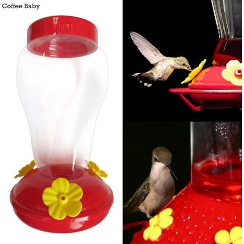 1/2pcs Plastics Bird Water Feeder Bottle Hanging Safe and Non-toxic Hummingbird Feeder Garden Outdoor Iron Hook Bird Feeder