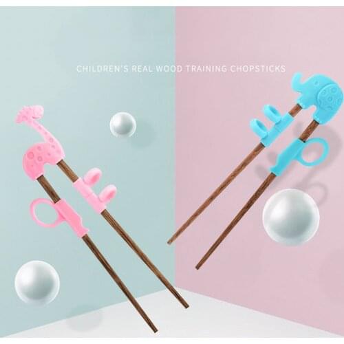 1 Pair Hot Sale Multi Color Cute Learning Training Chopsticks For Kids Children Chinese Chopstick Learner Gifts Palillos Chinos