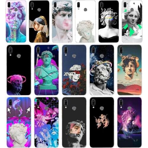 11AA Alternative statue art Popular Soft TPU Case Cover For Huawei Honor 8 8S 8X 8 Lite 9 9 Lite