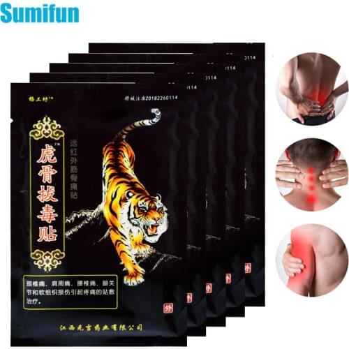 40pcs Chinese Tiger Balm Patch Herbal Extract Analgesic Sticker Rheumatoid Arthritis Joint Pain Relief Medical Plaster C1568