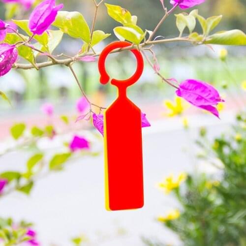 50Pcs High Quality Plastic Plants Tags Nursery Garden Ring Label Pot Marker Stake Hanging Tags Greenhouse Tags