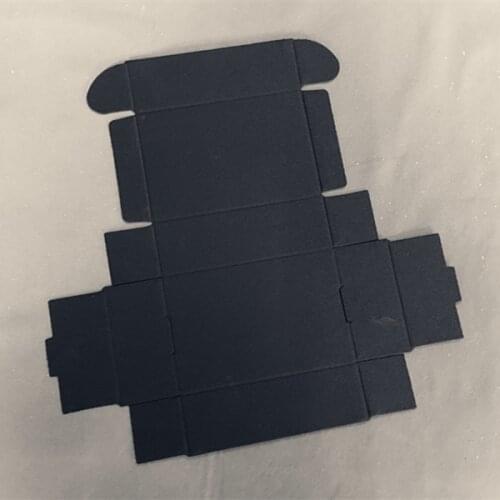 9.4*6.2*3CM 100pcs/lot 350gsm hight quanlity black kraft gift paper boxes jewelry boxes, , small box for product