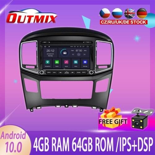 Android10.0 4G+64GB Car GPS DVD Player Multimedia Radio For HYUNDAI H1 Grand Starex 2015-2018 GPS Navigation radio headunit dsp