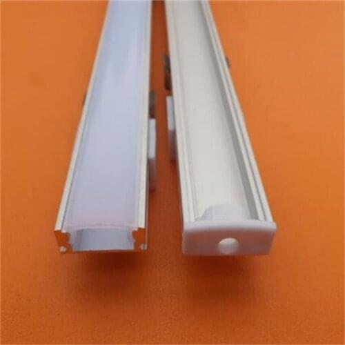 Free Shipping 2000mmX17.65mmX7mm 40pcs/lot 2m/pcs 12mm width LED lighting aluminum profile extrusion frames for led strip Light